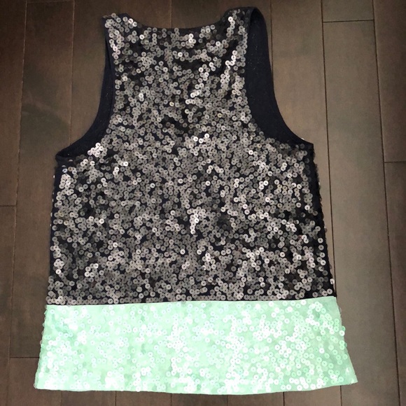 JCrew BNWOT Colour Block Sequin Tank - Picture 6 of 9